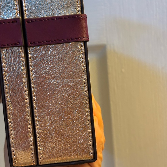 Kate Spade Gold and Burgundy Women's Bag - Picture 2 of 13